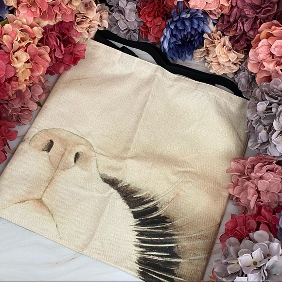 Eco-Friendly Kitty Cat’s Face Folding Tote Bag - Picture 3 of 11